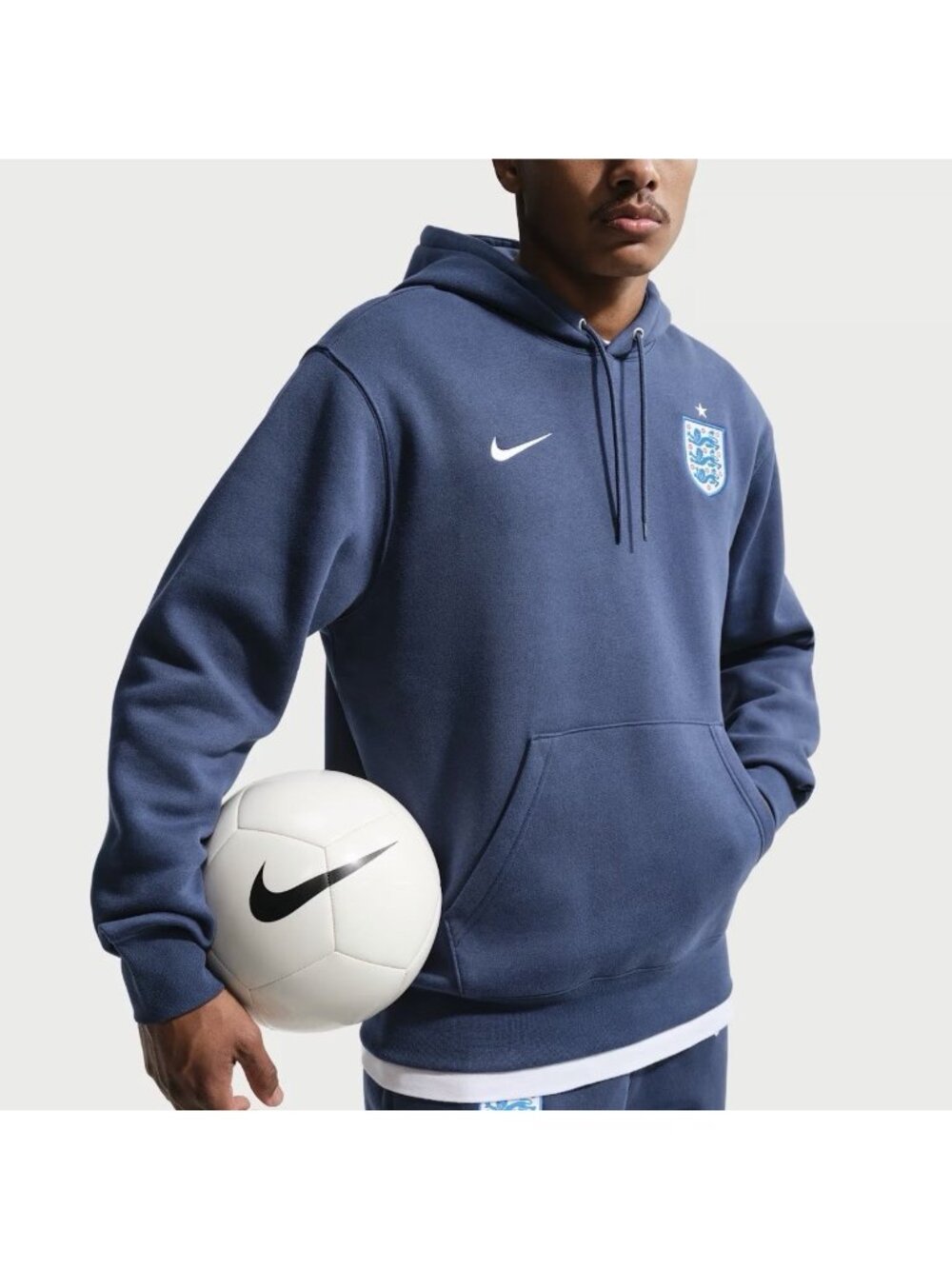 Nike England Soccer Sportswear Club Hoodie Men's Sizes Navy IB6297-410